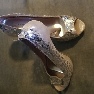 Chinese Laundry Peeptoe Heels